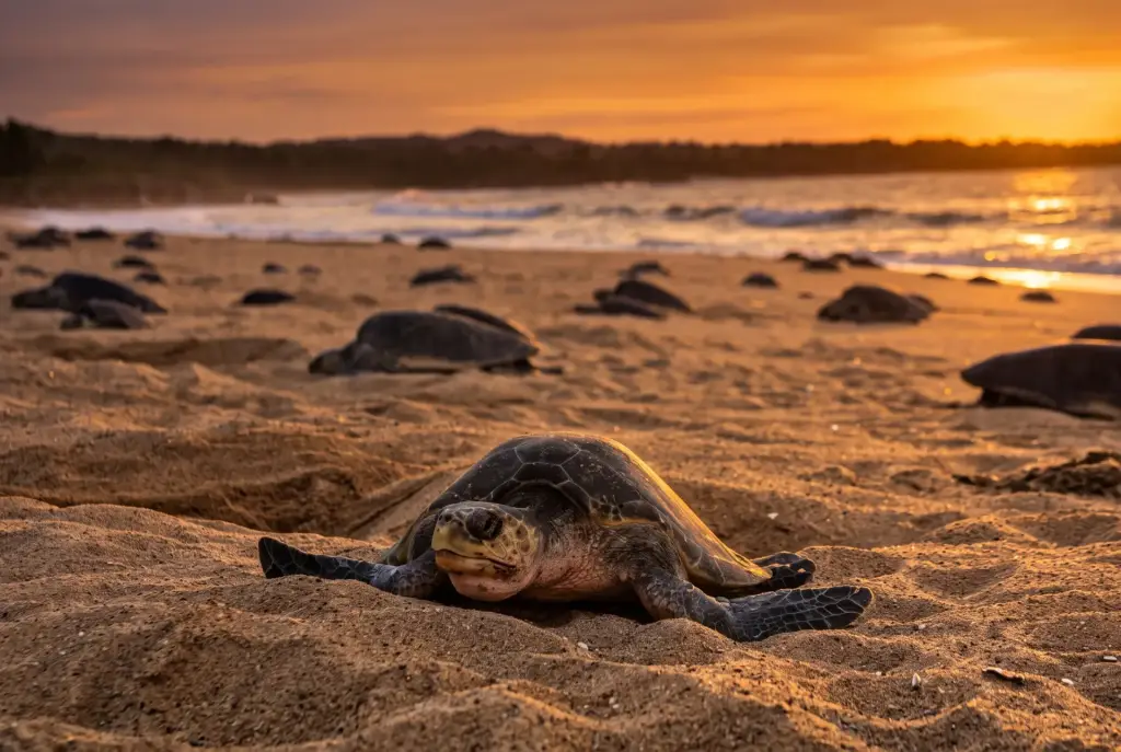 Desove y Liberación de Tortugas Marinas